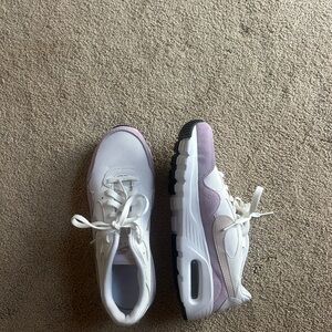 White and Pink Sneakers